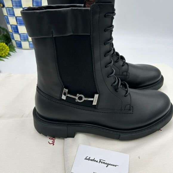 Men\'s Salvatore, Ferragamo, Iglesias, gancio Chelsea boots size 8.5 EE main image 6